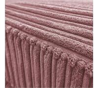 Furnishings For Less Bishop U-Shaped Jumbo Cord Sofa - Scatter Back - Pink