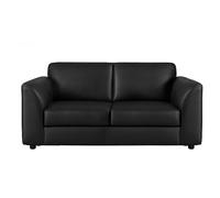 Furnishings For Less Dalmore Leather 3 Seater Sofa - Black