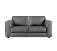 Furnishings For Less Dalmore Leather 3 Seater Sofa - Grey