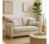 Furnishings For Less Edgar Chesterfield Fabric 2 Seater Sofa