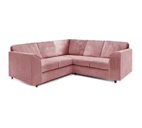 Furnishings For Less Ferguson Full Jumbo Cord 5 Seater 2 Corner 2 Sofa Full Back - Pink