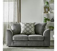 Furnishings For Less Graceland Fabric 2 Seater Sofa - Pewter