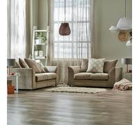 Furnishings For Less Graceland Fabric Sofa Suite 3 + 2 - Stone