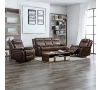 Furnishings For Less Hampshire Luxury 3 Piece Sofa Suite - Tan