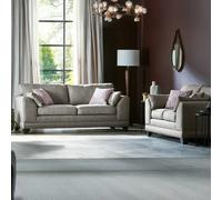 Furnishings For Less Hilliard Fullback Fabric Sofa Suite - Mist