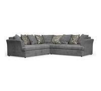 Furnishings For Less Mellors Chenille 5 Seater Corner Sofa - Pewter