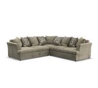 Furnishings For Less Mellors Chenille 5 Seater Corner Sofa - Stone