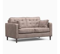 Eden 2 Seater Pewter Chenille Sofa - Grey - Wilko