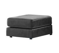 Furnishings For Less UK Ella Plush Velvet Foam Filled Grey Footstool Sofa Accessory