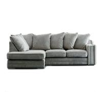 Furnishings For Less UK Kensington Deluxe Chenille Corner Sofa 3 - 4 Seater L Shaped Corner Sofa Left Hand Facing Seal