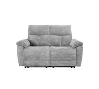Furnishings For Less UK Kent Electric Reclining 2 Seater Sofa Lucy Dove Grey USB Charging Furnishings For Less UK Grey