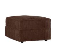 Furnishings For Less UK Luxor Delta Ferguson Soft Jumbo Cord Footstool in Brown Furnishings For Less UK Brown