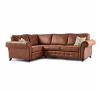 Furnishings For Less UK Oakland Corner Chesterfield 4 Seater L Shape Sofa Suite Tan in Charcoal Furnishings For Less UK Charcoal