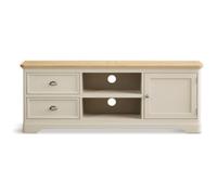 Furniture 48 Ashton Oak And Cream Painted Super Wide Tv Cabinet