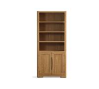 Furniture 48 Dereham Solid Oak Tall Bookcase