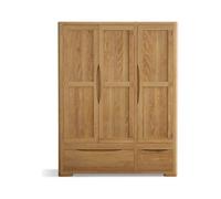 Furniture 48 Dereham Solid Oak Triple Wardrobe