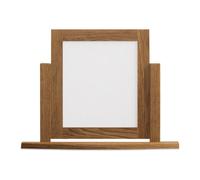 Furniture 48 Hulbury Rustic Solid Oak Dressing Table Mirror