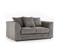 Furniture 786 Chicago Jumbo Cord 2 Seater Sofa in Grey Furniture 786 Grey