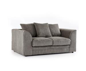 Furniture 786 Chicago Jumbo Cord 2 Seater Sofa in Grey Furniture 786 Grey