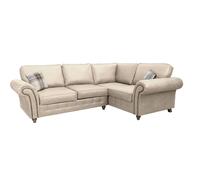 Furniture 786 Oakland Suede Leather 2c1 Corner Sofa in Stone Furniture 786 Stone