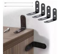 Furniture Anchors Small Aesthetic Earthquake Straps for Furniture Dresser Wall Anti-Tip Furniture Safety Anchor to Childproof and Babyproof Your Home Holds Up to 500 Pound (Black, 2 in)