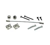 Furniture Anti-Falling Connector Stainless Steel Silver Safety Lock
