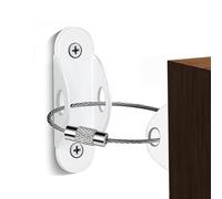 Furniture Anti-Spill Kit - Heavy 20cm Wall Strap, Cabinet , Strong Metal Rope, Metal Bracket | Furniture Safety Device Secure for the