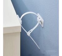 Furniture Anti Tip Kit(4 Pack),Furniture Anchors Kits for Baby Proofing,Adjustable Child Safety Straps Earthquake Resistant Anti-Shedding, Secure Bookshelf, Cabinet, Dresser.