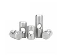 Furniture Barrel Nuts， 304 Stainless Steel Barrel Bolts Dowel Pin Cross Hole Wood Furniture M4 M5 M6 Pack Of 5(M5x30 8(5pcs))