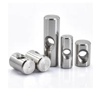 Furniture Barrel Nuts， Pack Of 5 304 Stainless Steel Cross Hole Dowel Pins For M4 M5 M6 Wood Furniture(M6x25)