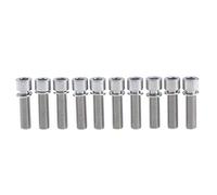 Furniture Bolts,Hexagon Screw Bolt,Titanium for Bike Parts M7x20/25mm Cap Head Allen Screws with Washer Pitch 1.0mm 10pcs(Titanium,M7x25mm)