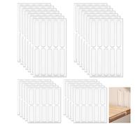 Furniture Bumpers, 200 PCS Door Pads Stop Slamming, Silicone Cupboard Door StoppersDoor Silencer for Furniture Doors Protectors