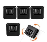 Furniture Casters, Noise-reducing 360-degree Rollers, 4pc 1in ABS Adhesive Wheels, Chair Glide Set, Indoor Mobility Upgrade, Smooth Swivel Base, For Home Kitchen Workshop Utility