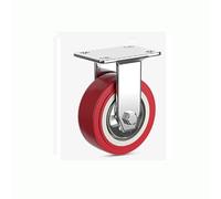 Furniture Casters with Brakes Red Swivel Wheels for All Floor Types HighPerformance Replacement Rollers Durable and Stylish Design for Optimal Mobility