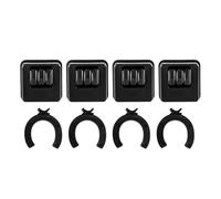 Furniture Castors - 4 Unit Caster Wheel Set, 360 Degree Swivel Rotatable Mini Appliance Rollers with Brake | Heavy Duty Movers for Trash Can Storage Box Small Appliances Kitchen Utensils