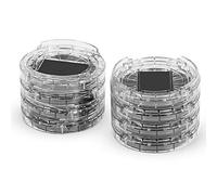 Furniture Castors Cups 8 PCS, Non Slip Floor Protector for Chair Legs Furniture Round Office Chair Leg Caps Floor Protectors Chair Roller Stoppers, Protect Your Wood Laminate Tile Lino Floors from