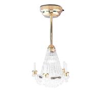 Furniture Ceiling Light Girls Party Favor Gift Supplies Portable Dolls Table Game For Creative Baby Gi Gold Flush Mount Ceiling Light