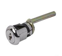 Furniture Central Zinc Alloy Cabinet Lock with Triple Locking Mechanism and Metal Door Lock Rod for Office File Cabinet Security, Disc Key System for Drawers(Long)