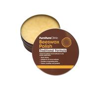 Furniture Clinic Clear Beeswax Polish for Wood & Furniture - 200ml - Natural Beeswax for All Types and Colours - Wooden Furniture Polish to Protect & Enhance Any Wooden Surface