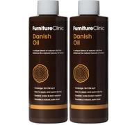 Furniture Clinic Danish Oil for Wood, Seals & Protects, 500ml (Pack of 2)