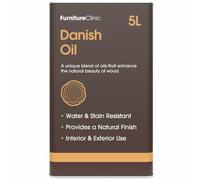 Furniture Clinic Danish Oil for Wood, Seals & Protects, 5L