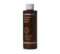 Exterior Wood Stain (Teak) - Quick Drying and Easy-to-Apply - Concentrated Wood Stain for Outdoor Wood, Garden Furniture, Windows & Cladding - 250ml