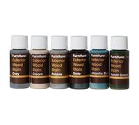 Exterior Wood Stain (Tester Kit, Colours) - Quick Drying and Easy-to-Apply - Concentrated Wood Stain for Outdoor Wood, Garden Furniture, Windows & Cladding