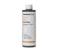Furniture Clinic Fabric Paint - Use to Restore or Change the Colour of Upholstery, Soft Furnishings, Car Interiors - Easy to Use - Works on All Fabrics (Dark Grey, 250 ml)