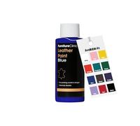 Furniture Clinic Leather Paint - for Painting All Leathers: Footwear, Handbags, Clothing, etc. Flexible and Durable (Blue, 125ml)