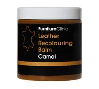 Furniture Clinic Leather Colour Refreshing Balm for Scratches Abrasion Fading for Sofa, Car Seats, Shoes and Clothing - 16 Colours 250 ml - Camel