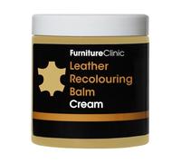 Furniture Clinic Leather Recolouring Balm - Colour Restorer for Sofas, Chairs, Car Seats - Repairs Faded & Scratched Leather - 16 Colours (Cream)