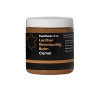 Furniture Clinic Leather Recolouring Balm - Leather Colour Restorer for Sofas, Leather Colour Repair for Faded & Scratched Leather Upholstery, Car Seats, Shoes and Clothing - 16 Colours (Camel)
