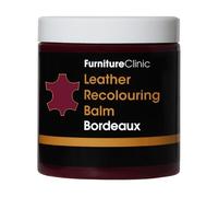 Furniture Clinic Leather Recolouring Balm - Leather Colour Restorer for Sofas, Leather Colour Repair for Faded & Scratched Leather Upholstery, Car Seats, Shoes and Clothing - 16 Colours (Bordeaux)