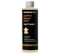 Furniture Clinic Leather Repair Paint & Dye | Self Seal Colourant for Quick and Easy Leather Repair | Suitable for Leather Sofas, Leather Car Seat, Shoes, Handbag, and More - Light Cream (CR02) 50ml